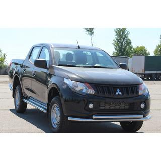 Defensa Delantera ST014 (Acero Inoxidable) Mitsubishi L200 2015-2024 foto 3