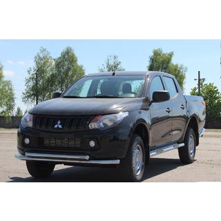 Defensa Delantera ST014 (Acero Inoxidable) Mitsubishi L200 2015-2024 foto 2
