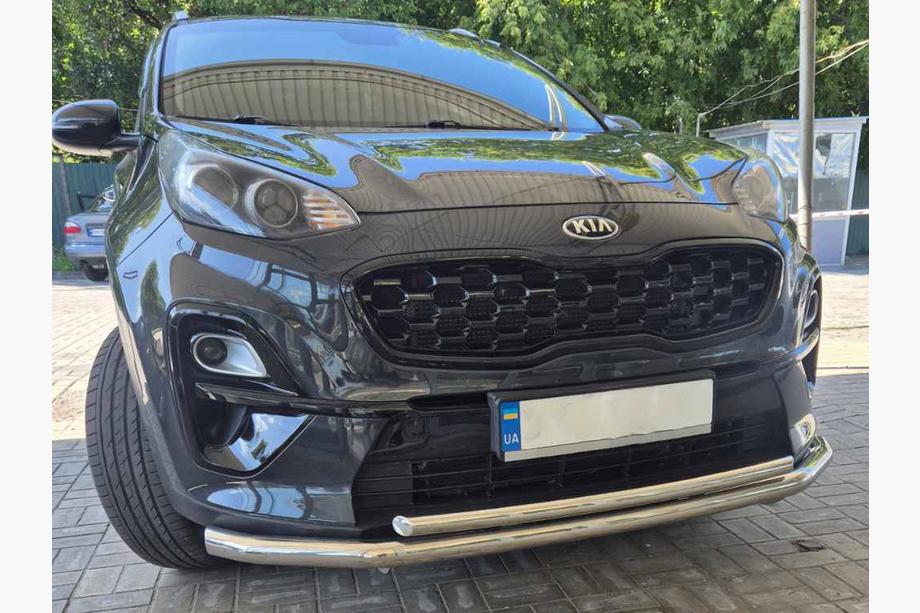 Kia Sportage 2015-2021 Defensa Delantera ST014 (Acero Inoxidable) Image