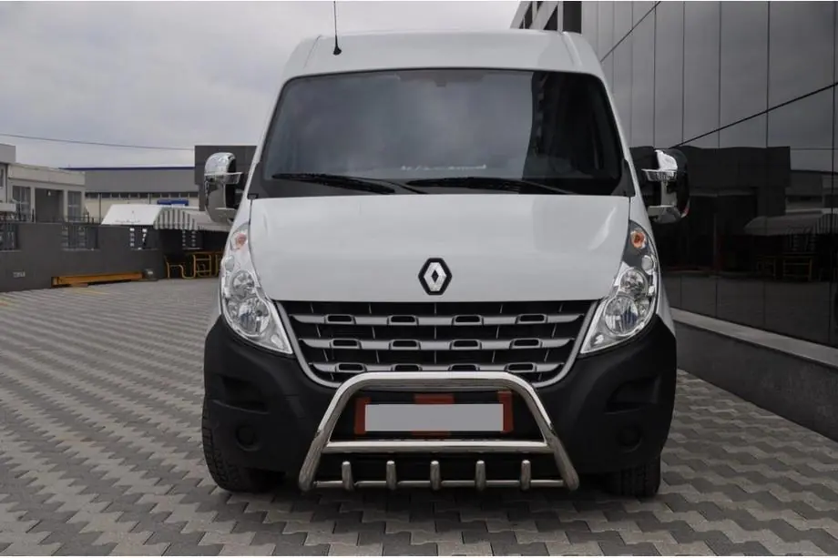 Renault Master 2011-2023 Defensa Delantera WT003 (Acero Inoxidable) Image