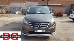 Mercedes Vito/V-class W447 2014- Defensa Delantera ST014 (Acero Inoxidable) foto 6