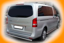 Mercedes Vito/V-class W447 2014- Protector Trasero AK002 (Acero Inoxidable) foto 2