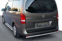 Mercedes Vito/V-class W447 2014- Protector Trasero AK002 (Acero Inoxidable) foto 1