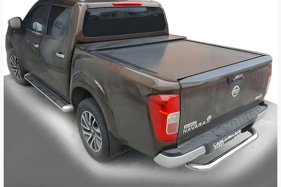 Nissan Navara/NP300 2016- Protector Trasero AK005 (Acero Inoxidable) Image