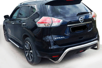 Nissan X-trail T32/Rogue 2014-2021 Protector Trasero AK007 (Acero Inoxidable) foto 1