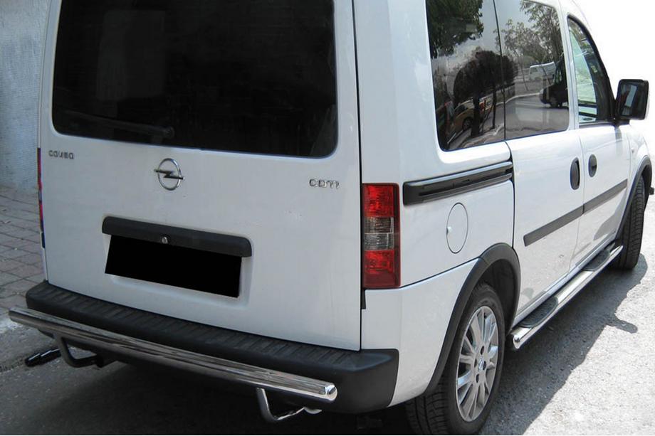 Opel Combo 2002–2012 Barra Trasera AK002 (Acero Inoxidable) Image