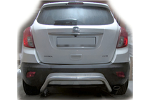 Opel Antara 2006-2017 Defensa trasera AK007-2 (acero inoxidable) foto 1