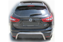 Nissan Qashqai 2014-2021 Barra Trasera AK007-2 (Acero Inoxidable) foto 1