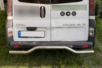 Renault Trafic 2001–2015 Protector Trasero AK006 (Acero Inoxidable) foto 3