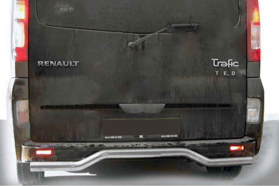 Renault Trafic 2001–2015 Protector Trasero AK006 (Acero Inoxidable) Image