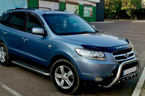 Hyundai Santa Fe 2 2006-2012 Defensa Delantera WT004 (Acero Inoxidable) foto 2