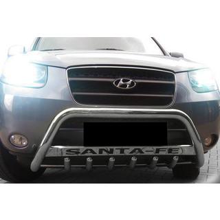 Defensa Delantera WT004 (Acero Inoxidable) Hyundai Santa Fe 2 2006-2012 foto 3