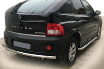 SsangYong Action 2005-2018 Protector Trasero AK002 (Acero Inoxidable) foto 1