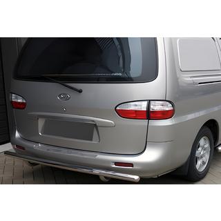 Protector trasero AK002 (2 uds, acero inoxidable) Hyundai H200, H1, Starex 1998-2007