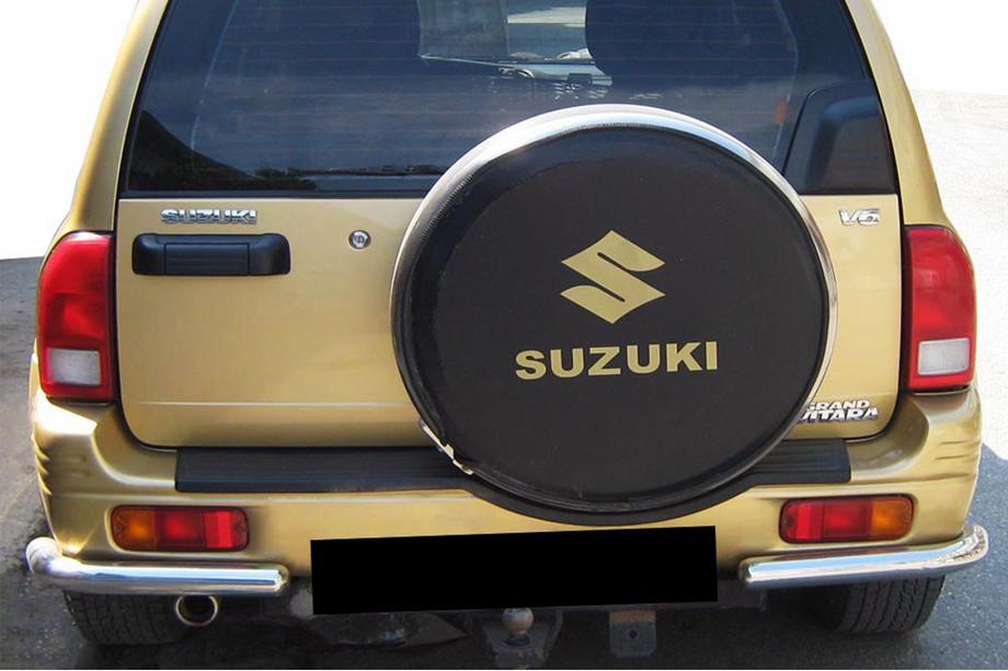 Suzuki Vitara 1998-2006 Protector Trasero AK003 (Acero Inoxidable) Image