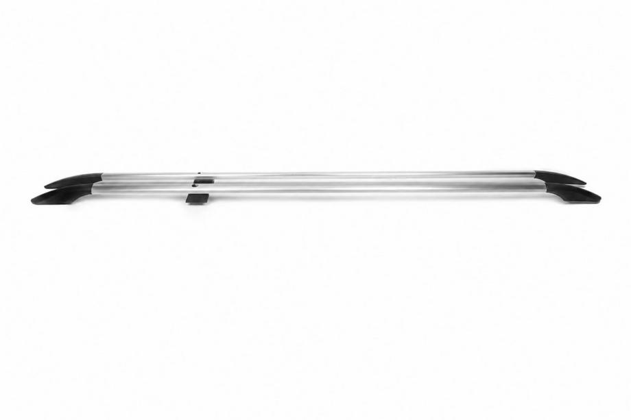 Barras de techo universales cromo (2 uds, aluminio) 130 cm Foto 6