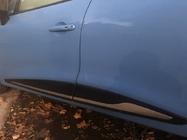 Renault Clio IV 2012-2019 Molduras de puerta con hendidura (4 uds, acero inoxidable) foto 2