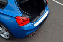 BMW 1 Series F20/F21 2011-2019 Protector de parachoques trasero OmsaLine (para F20, acero inoxidable) foto 2