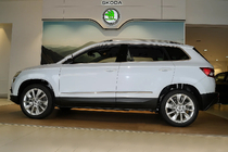 Skoda Karoq 2018- Molduras de Puerta Acero Inoxidable foto 3