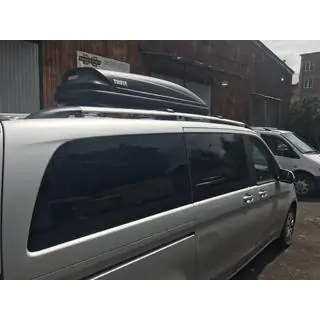 Barras de Techo Cromo CAN Diseno Original (Pies Metalicos) Mercedes Vito/V-class W447 2014- foto 2