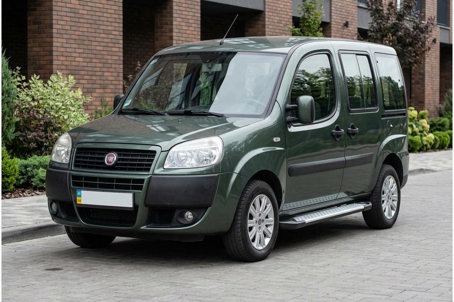 Fiat Doblo I 2005-2010 Estribos Laterales Allmond Grey (2 uds., Aluminio) Image