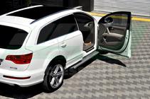 Audi Q7 2005-2015 Estribos laterales Allmond Grey (2 uds., aluminio) foto 3