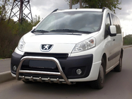 Fiat Scudo 2007-2015 Defensa Delantera WT003/4 (Acero Inoxidable) foto 1