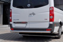 Volkswagen Crafter 2006-2016 Barra Trasera AK002 (Acero Inoxidable) foto 1