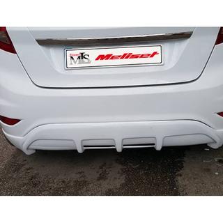 Cubierta de parachoques trasero Meliset (imprimada para pintar) Ford Fiesta 2008-2017 foto 2