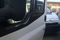 Ford Transit 2000–2014 Molduras de Ventanas Acero Inoxidable (2 uds) foto 3
