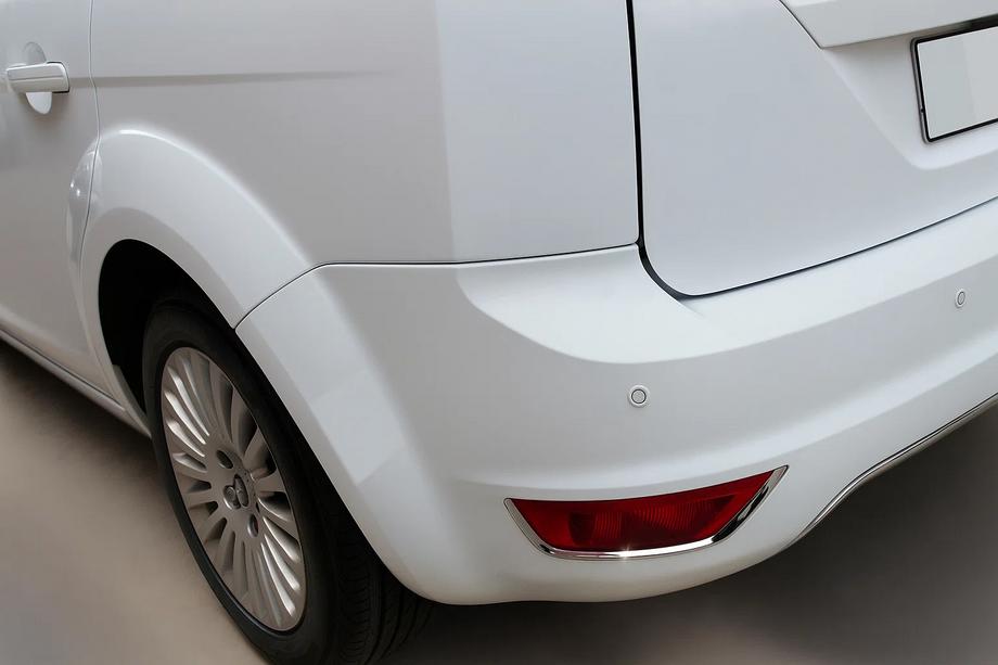 Ford Focus II 2008-2011 Cubiertas de reflectores traseros (2 uds, acero inoxidable) Image