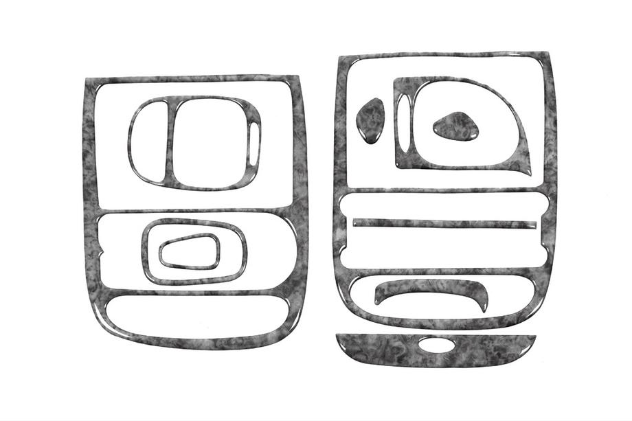 Hyundai H200, H1, Starex 1998-2007 Cubiertas de Panel de Salpicadero Negro Foto 2