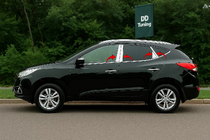 Hyundai IX-35 2010-2015 Molduras de Acero Inoxidable para Pilares de Puerta (8 uds) foto 1