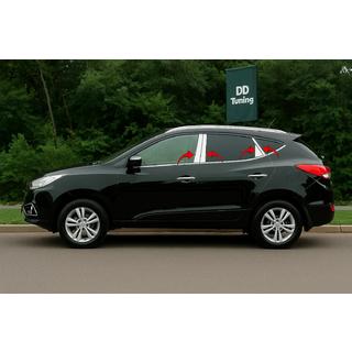 Molduras de Acero Inoxidable para Pilares de Puerta (8 uds) Hyundai IX-35 2010-2015 foto 1