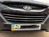 Hyundai IX-35 2010-2015 Tiras para parrilla delantera (3 uds, acero inoxidable) foto 4
