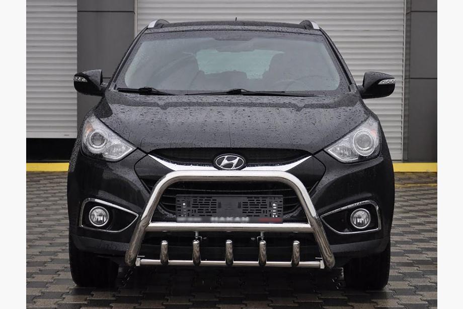 Hyundai IX-35 2010-2015 Defensa Delantera WT003 (Acero Inoxidable) Image