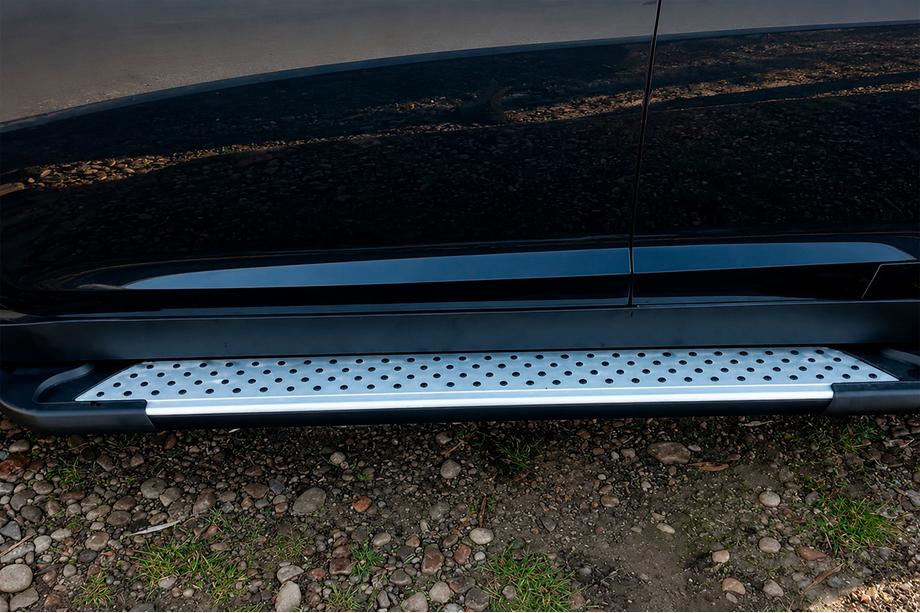 Hyundai IX-35 2010-2015 Estribos Laterales Allmond Grey (2 uds., Aluminio) Foto 4