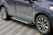 Ford Kuga 2008-2013 Estribos Laterales Allmond Grey (2 uds., Aluminio) foto 1
