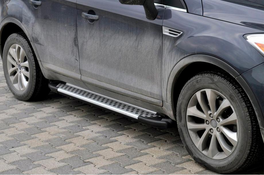Ford Kuga 2008-2013 Estribos Laterales Allmond Grey (2 uds., Aluminio) Image