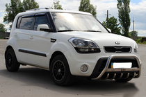 Kia Soul I 2008-2013 Defensa Delantera (Acero Inoxidable) foto 3