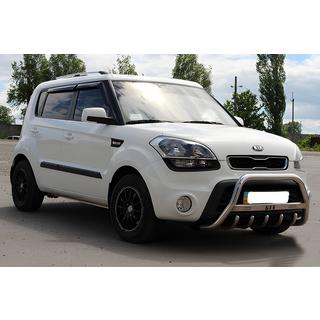 Defensa Delantera (Acero Inoxidable) Kia Soul I 2008-2013 foto 3