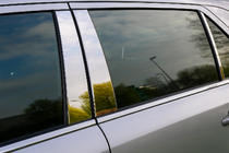 Mercedes E-сlass W210 1995-2002 Molduras de Acero Inoxidable para Pilares de Puerta (6 uds) foto 1
