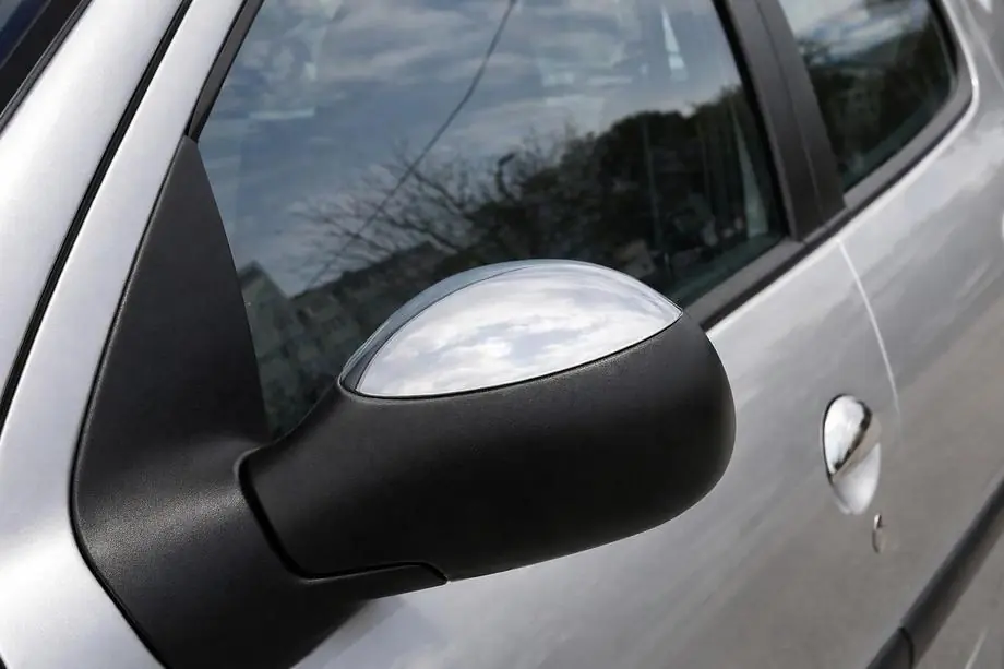 Citroen C-2 2003-2009 Cubiertas de Espejos (2 uds., Acero Inoxidable) Image