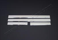 Alfa Romeo 156 1997-2007 Protecciones de umbral OmsaLine acero inoxidable foto 4