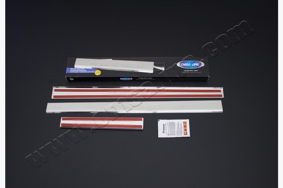 Alfa Romeo 156 1997-2007 Protecciones de umbral OmsaLine acero inoxidable Foto 3