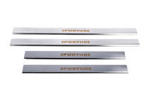 Mercedes E-class W124 1984–1997 Protector de umbral de puerta SportLine (4 uds, acero inoxidable) foto 2