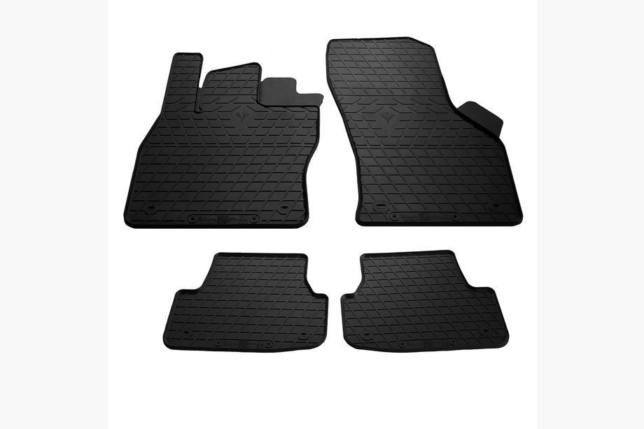 Skoda Karoq 2018- Alfombrillas de goma (4 uds, Stingray Premium) Image