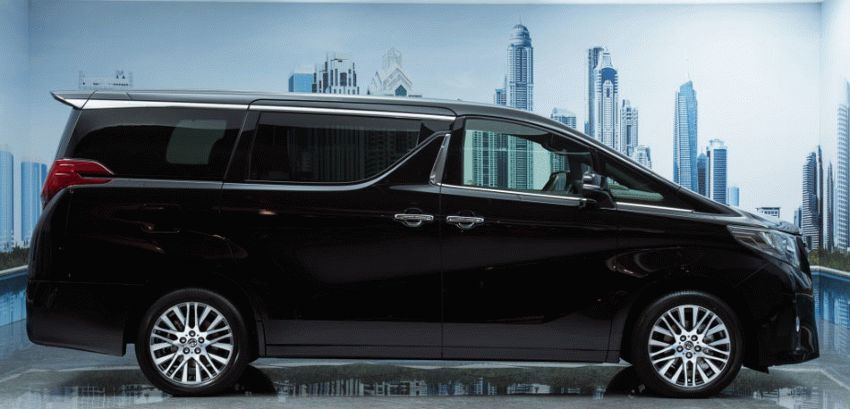 Lujoso minivan de Toyota Alphard de tercera generación