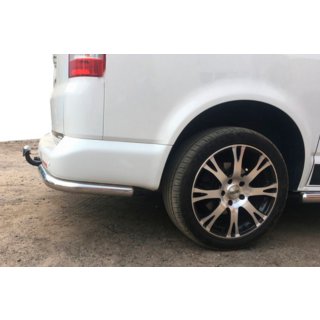 Esquinas traseras AK003 (2 uds., acero inoxidable) Volkswagen T6 2015-2024 foto 4
