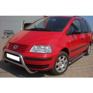 Defensa Delantera WT005 (Acero Inoxidable) Ford Galaxy 1995-2006 foto 2
